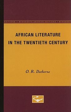 portada african literature in the twentieth century (en Inglés)
