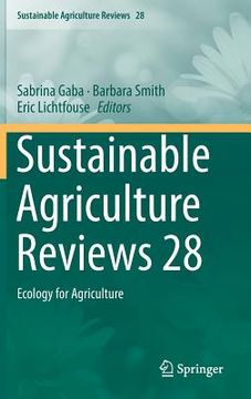 portada Sustainable Agriculture Reviews 28: Ecology for Agriculture (en Inglés)