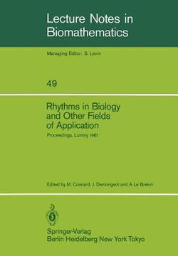 portada rhythms in biology and other fields of application: deterministic and stochastic approaches (en Inglés)