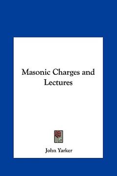 portada masonic charges and lectures (en Inglés)