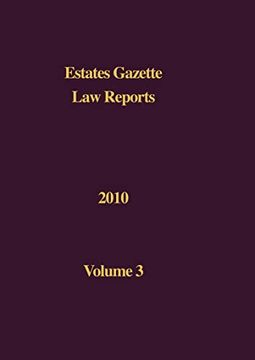 portada Eglr 2010 Volume 3 (Estates Gazette law Reports) (en Inglés)