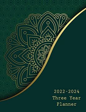 portada 2022-2024 Three Year Planner: 36 Months Calendar Calendar With Holidays 3 Years Daily Planner Appointment Calendar 3 Years Agenda 