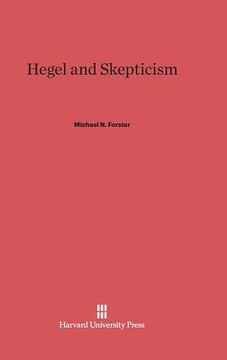 portada Hegel and Skepticism 