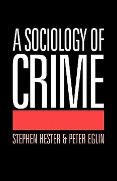 portada a sociology of crime (en Inglés)