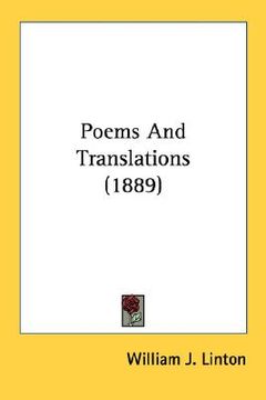portada poems and translations (1889) (en Inglés)