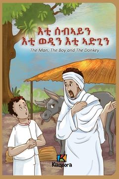 portada The Man, The Boy and The Donkey - Tigrinya Children's Book 