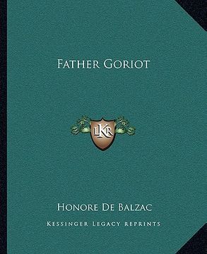 portada father goriot (en Inglés)