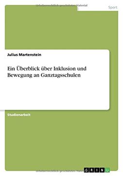 portada Ein Uberblick Uber Inklusion Und Bewegung an Ganztagsschulen (German Edition)