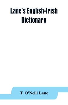 portada Lane's English-Irish dictionary (en Inglés)
