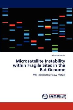 portada microsatellite instability within fragile sites in the rat genome (en Inglés)