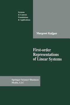 portada First-Order Representations of Linear Systems (en Inglés)