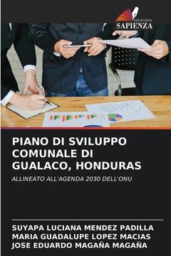 portada Piano Di Sviluppo Comunale Di Gualaco, Honduras (en Italiano)