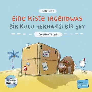 portada Eine Kiste Irgendwas. Kinderbuch Deutsch-Türkisch mit Audio-Cd