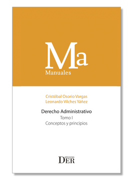 portada Derecho Administrativo. Tomo I. Conceptos y principios (in Spanish)