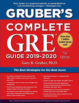 portada Gruber's Complete gre Guide 2019-2020 (en Inglés)