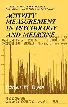 portada Activity Measurement in Psychology and Medicine (en Inglés)