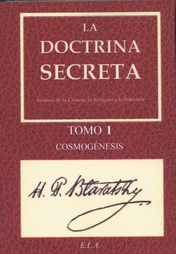 portada La Doctrina Secreta i: Cosmogénesis