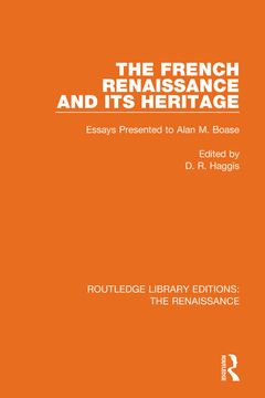 portada The French Renaissance and its Heritage (in English)