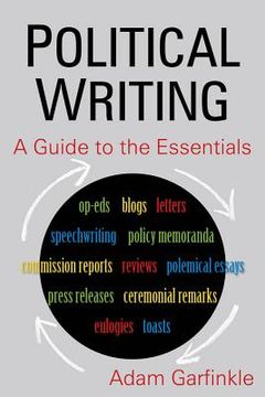 portada political writing: a guide to the essentials (en Inglés)