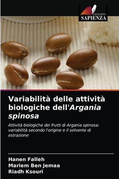 portada Variabilità delle attività biologiche dell'Argania spinosa (en Italiano)