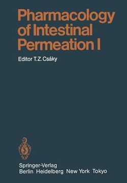 portada pharmacology of intestinal permeation i (en Inglés)