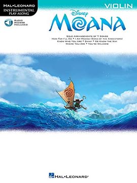 Moana +Enregistrements Online (Hal Leonard Instrumental Play-Along) (en Inglés)