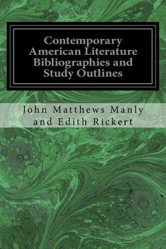 portada Contemporary American Literature Bibliographies and Study Outlines (en Inglés)