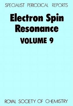 portada electron spin resonance: volume 9 (en Inglés)