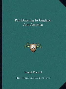 portada pen drawing in england and america (en Inglés)