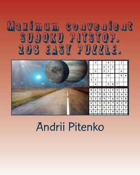 portada Maximum convenient SUDOKU PITSTOP.  208 EASY PUZZLE.: Rest for you.: Volume 14