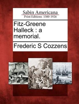 portada fitz-greene halleck: a memorial. (in English)