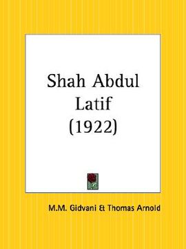 portada shah abdul latif (en Inglés)