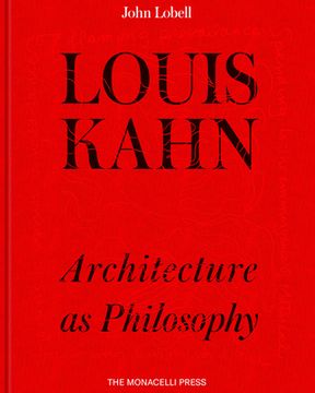 portada Louis Kahn: The Philosophy of Architecture (en Inglés)