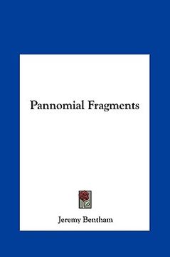 portada pannomial fragments (en Inglés)