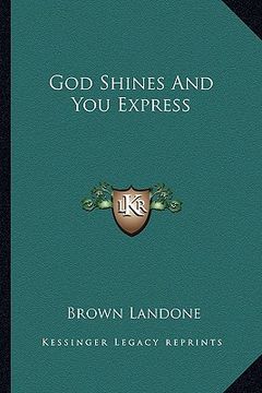 portada god shines and you express (en Inglés)