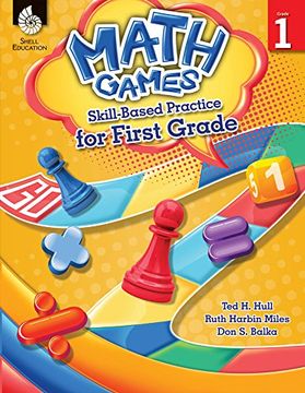 portada Math Games: Skill-Based Practice for First Grade (en Inglés)