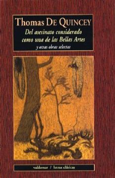 del asesinato considerado como una de las bellas artes