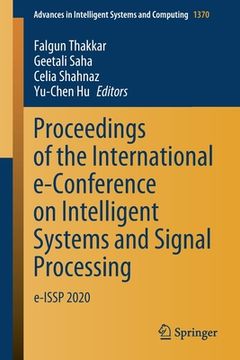 portada Proceedings of the International E-Conference on Intelligent Systems and Signal Processing: E-Issp 2020