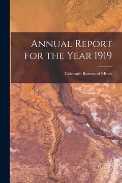 portada Annual Report for the Year 1919 (en Inglés)