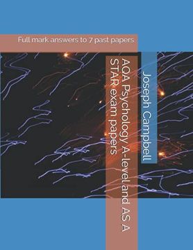 portada Aqa Psychology A-Level and as a Star Exam Papers: Full Mark Answers to 7 Past Papers (en Inglés)