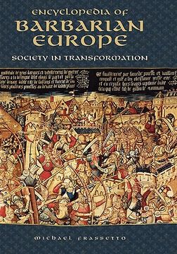 portada encyclopedia of barbarian europe: society in transformation (en Inglés)