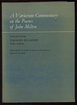 portada Paradise Regained, With a Review of Studies of Verse Form (a Variorum Commentary on the Poems of John Milton, Volume 4) (en Inglés)