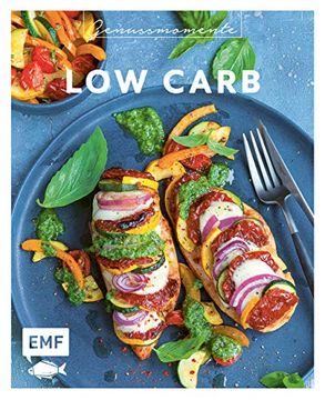 portada Genussmomente: Low Carb: Schnell und Einfach Abnehmen Ohne Kohlenhydrate: Zoodles-Salat, Fisch-Bonbon, Halloumi-Puffer und Mehr! (en Alemán)