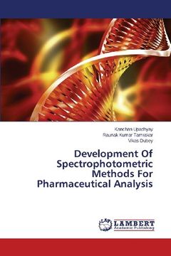 portada Development Of Spectrophotometric Methods For Pharmaceutical Analysis