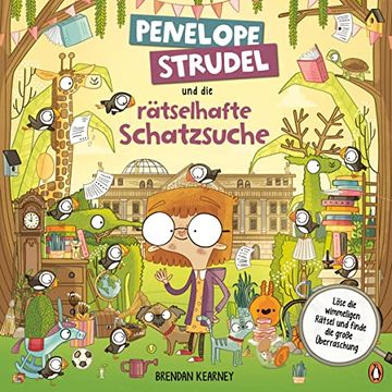 portada Penelope Strudel und die Rätselhafte Schatzsuche: Ein Witziges Rätsel- und Wimmelbuch ab 6 Jahren (en Alemán)