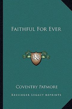 portada faithful for ever (in English)