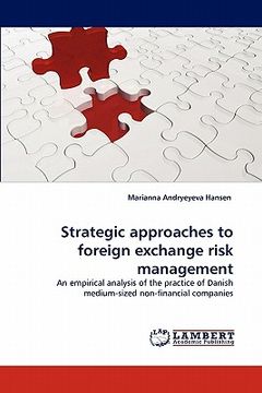 portada strategic approaches to foreign exchange risk management (en Inglés)