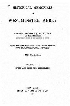 portada Historical Memorials of Westminster Abbey (in English)