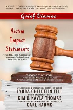 portada Grief Diaries: Victim Impact Statements (in English)