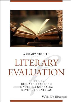 portada A Companion to Literary Evaluation (Blackwell Companions to Literature and Culture)